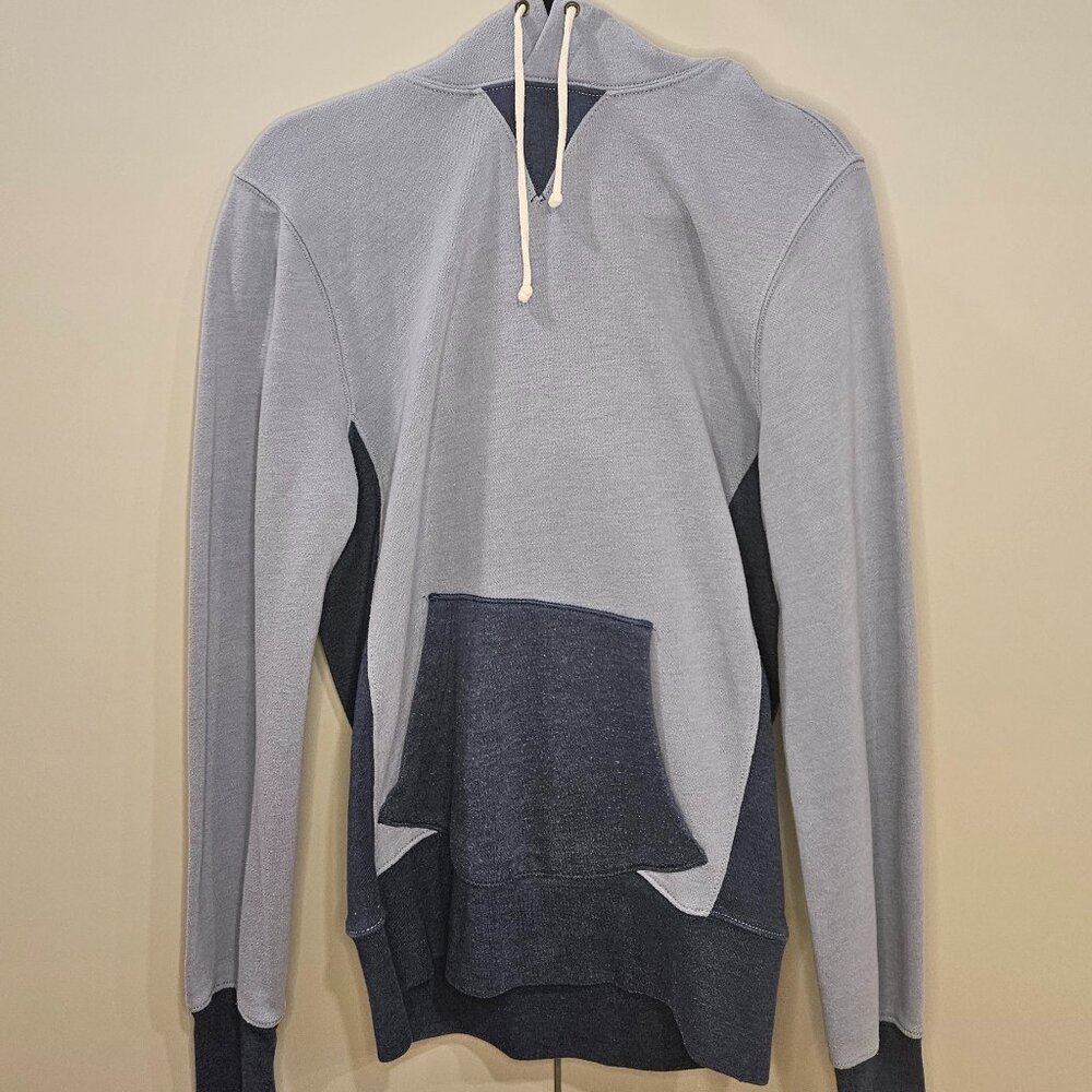 J.Crew Authentic Fleece Colorblock Hoodie - Size Small
